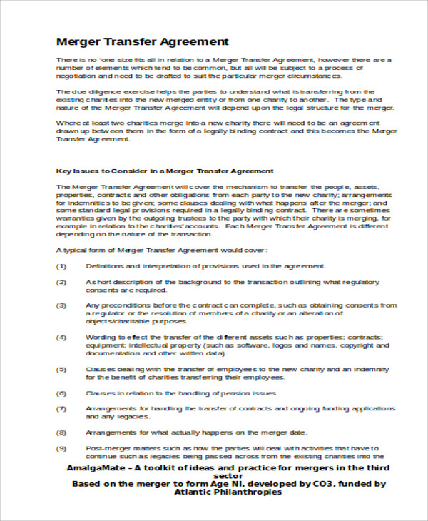 9 Merger Agreement Templates Free Sample Example Format Download Free Premium Templates