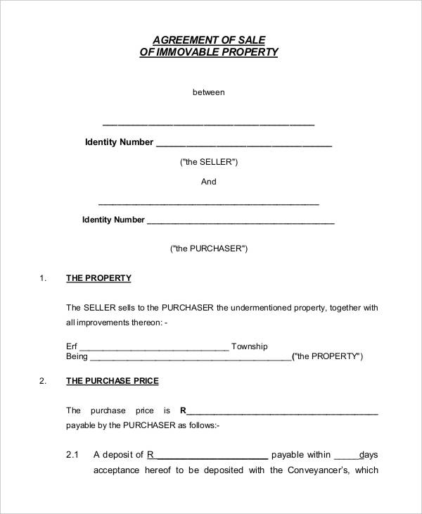 5+ Real Estate Property Offer Letter Template | Bill of ...