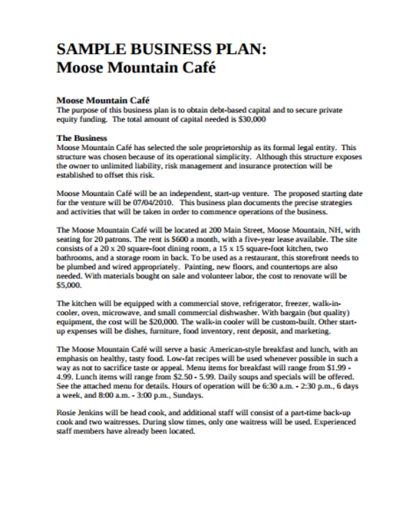 9 Restaurant Business Proposal Templates Pdf Word Apple Pages Free Premium Templates