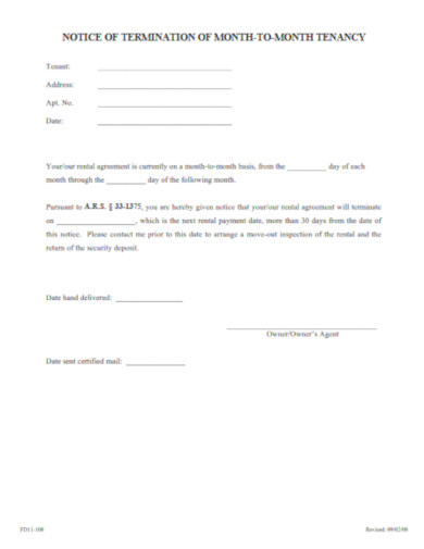 8 Best 30 Day Notice To Tenants Pdf Word Pages Google Docs Free Premium Templates