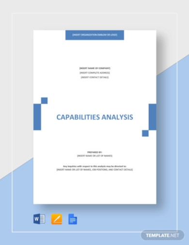 10 Capabilities Analysis Templates Google Docs Word Pages Pdf Free Premium Templates