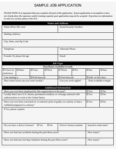 free 13 job application form templates in google docs pages ms