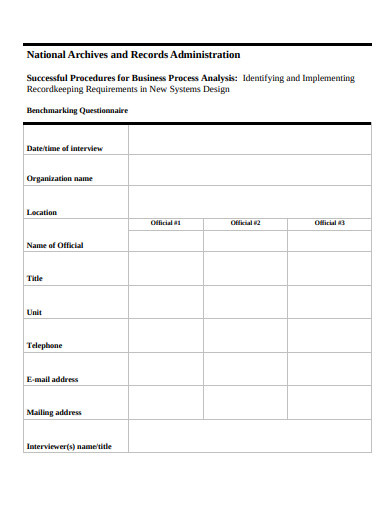 9 Business Analysis Questionnaire Templates In Pdf Ms Word Free Premium Templates