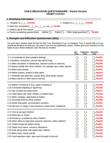 Pdf The Preschool Behavior Questionnaire A Useful Index Of Behavior Problems In Elementary School Age Children Rosman 1972 the Preschool Behavior Questionnaire Behar and String- field 1974 and the Personality Inventory for Children Wirt et al 1977.