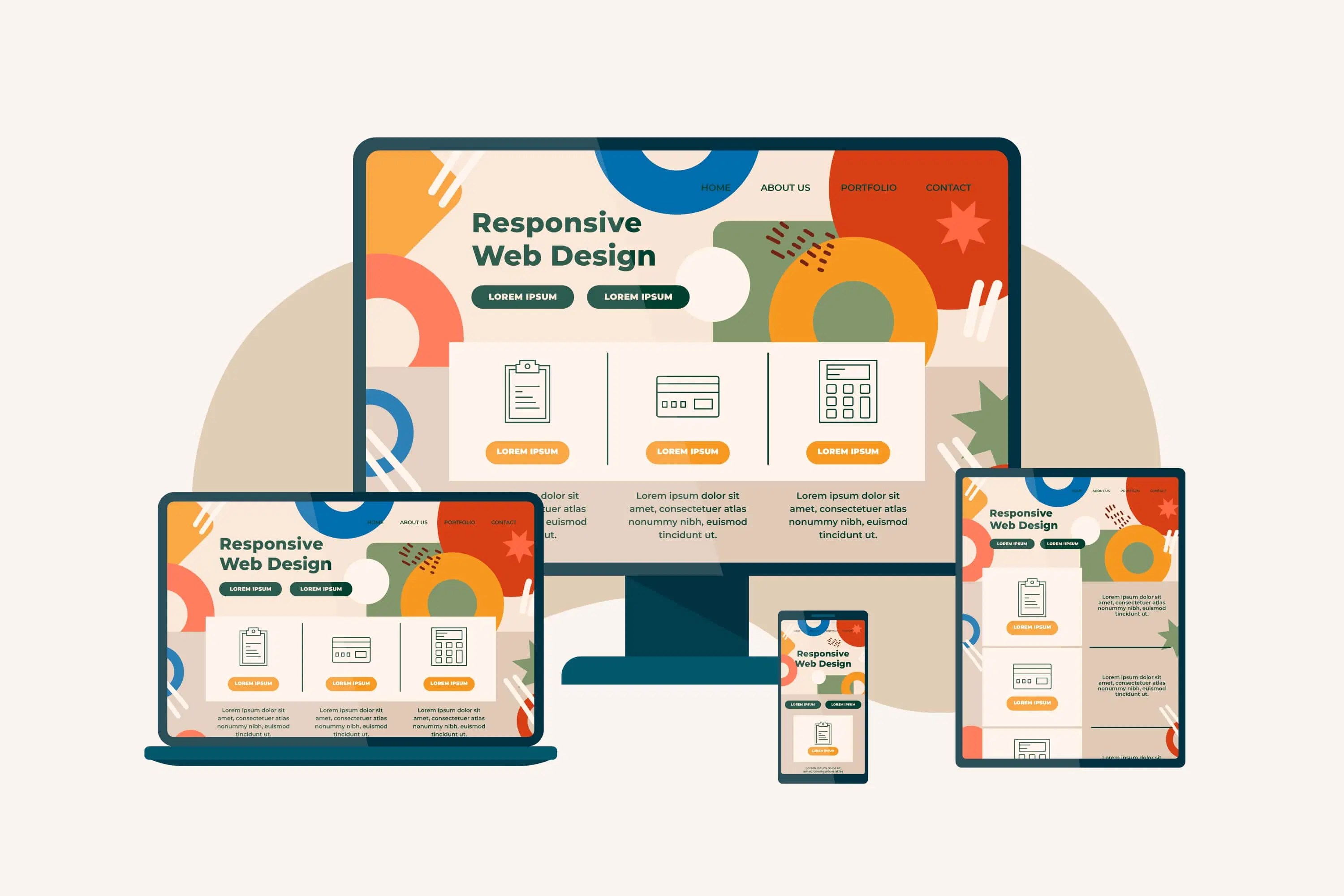 Streamlining Your Web Experience Visual Optimization Tips - Mobile Colorful Illustrations for Desktop