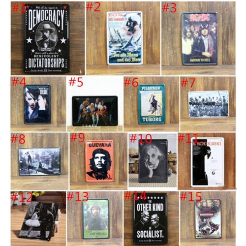 Baru rp 70.000 poster kaleng sama sisi ukuran 20x20 cm sangat tebal tema classic dari bahan metal tebeldekorasi classic. Jual Poster Klasik Vintage Bahan Metal Kaleng Motif Foto Selebriti Kab Bogor Outer River Tokopedia