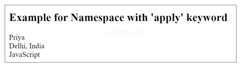 Namespacing In Javascript Tpoint Tech - Retina Light Backgrounds for Desktop