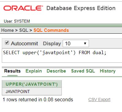 Oracle Pl Sql Upper Function Converting Strings To Uppercase Example Codes - Vintage Designs - Classic HD Collection