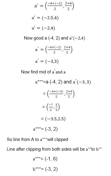 Mid Point Subdivision Line Clipping Algorithm The Line Is Divided In - Dark Illustration Collection - 4K Quality