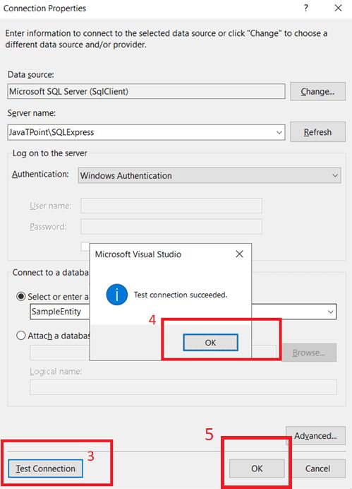 Database First Approach Tpoint Tech - Professional Colorful Background - Desktop