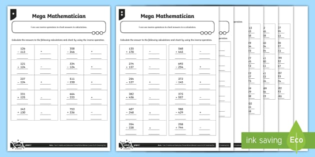 white rose maths compatible year 5 inverse operations
