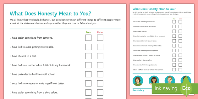 truth vs lie worksheet worksheets teacher made