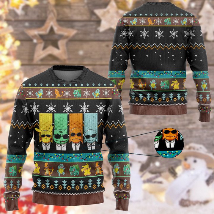 Select style and color 2. Best Gift Anime Pokemon Reservoir Mons Ugly Christmas Sweater