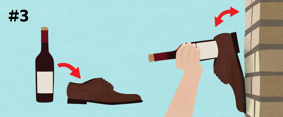 images How To Open A Cork Without A Corkscrew 7 hacks to open your wine without a corkscrew