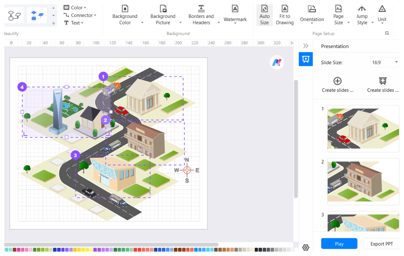 Creatore Di Mappe Online Gratuito Con Modelli Step 03 