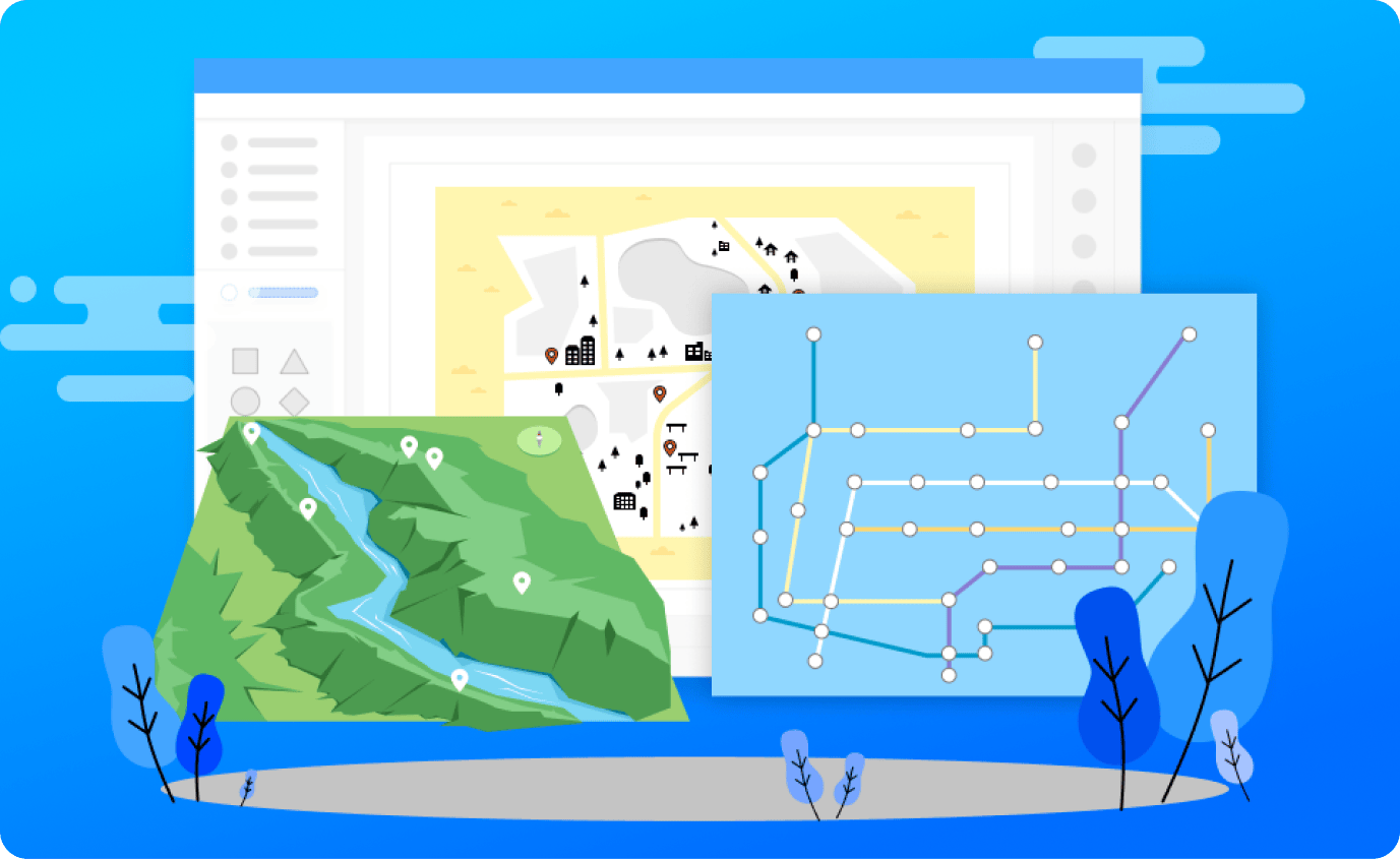 Free Online Map Creator With Templates Types 