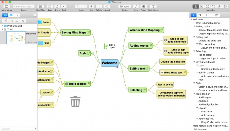 10 Mejores De Mapas Mentales Para Mac IPad Y IPhone 2026 Mind Map Mac 07 