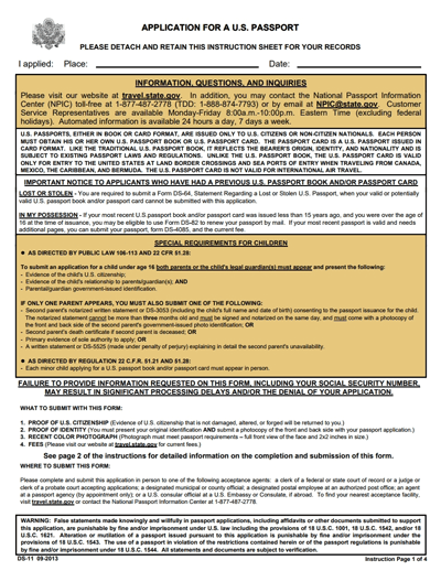 Ds 11 Free Download Create Edit Fill And Print PDF Templates Ds 11 Form 