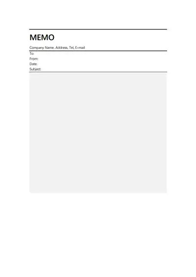Sample Memo Template Free Download Create Edit Fill And Print Wondershare Pdfelement