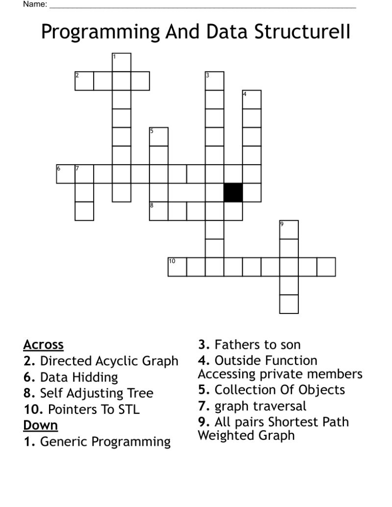 Programming Crossword Wordmint - Premium Gradient Design Gallery - High Resolution