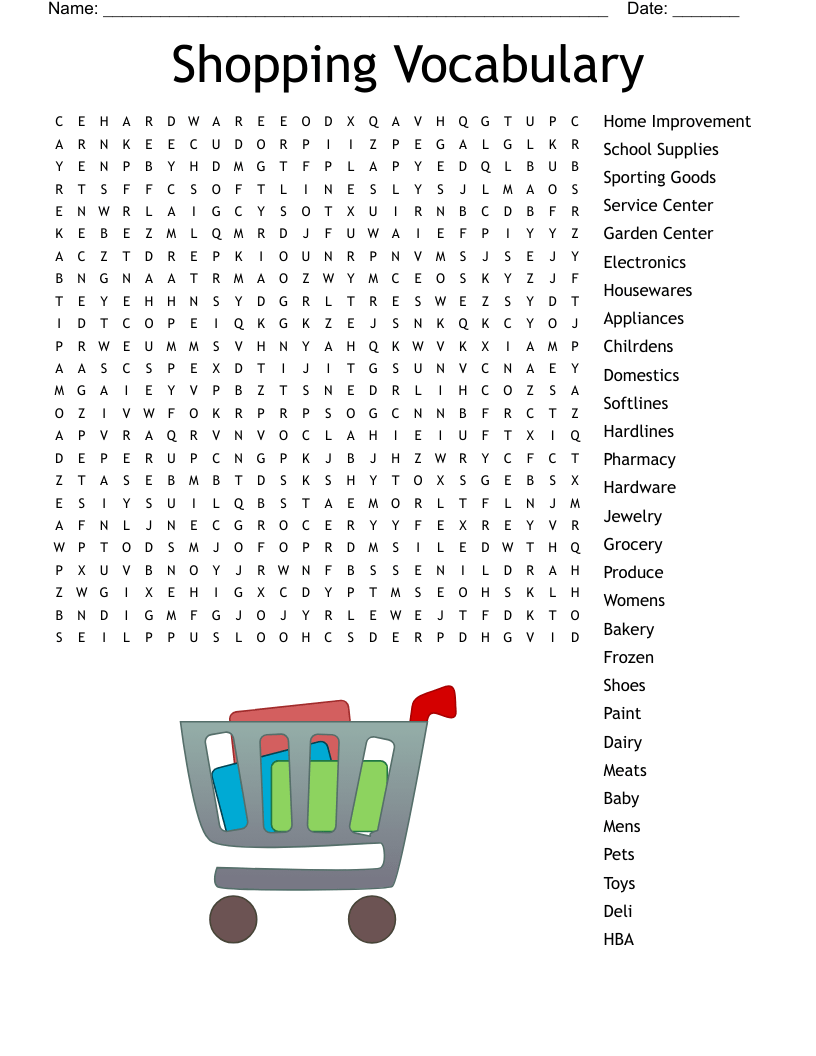 Pharmacy word search