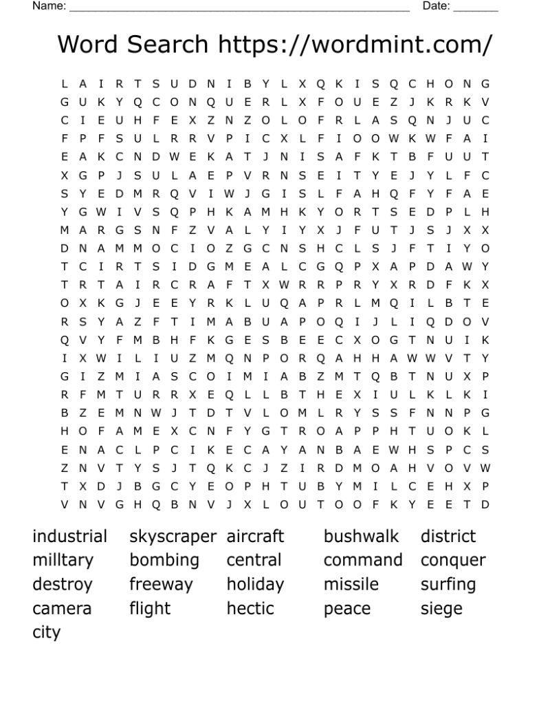 Word Search Wordmint - Artistic 8K Minimal Backgrounds | Free Download