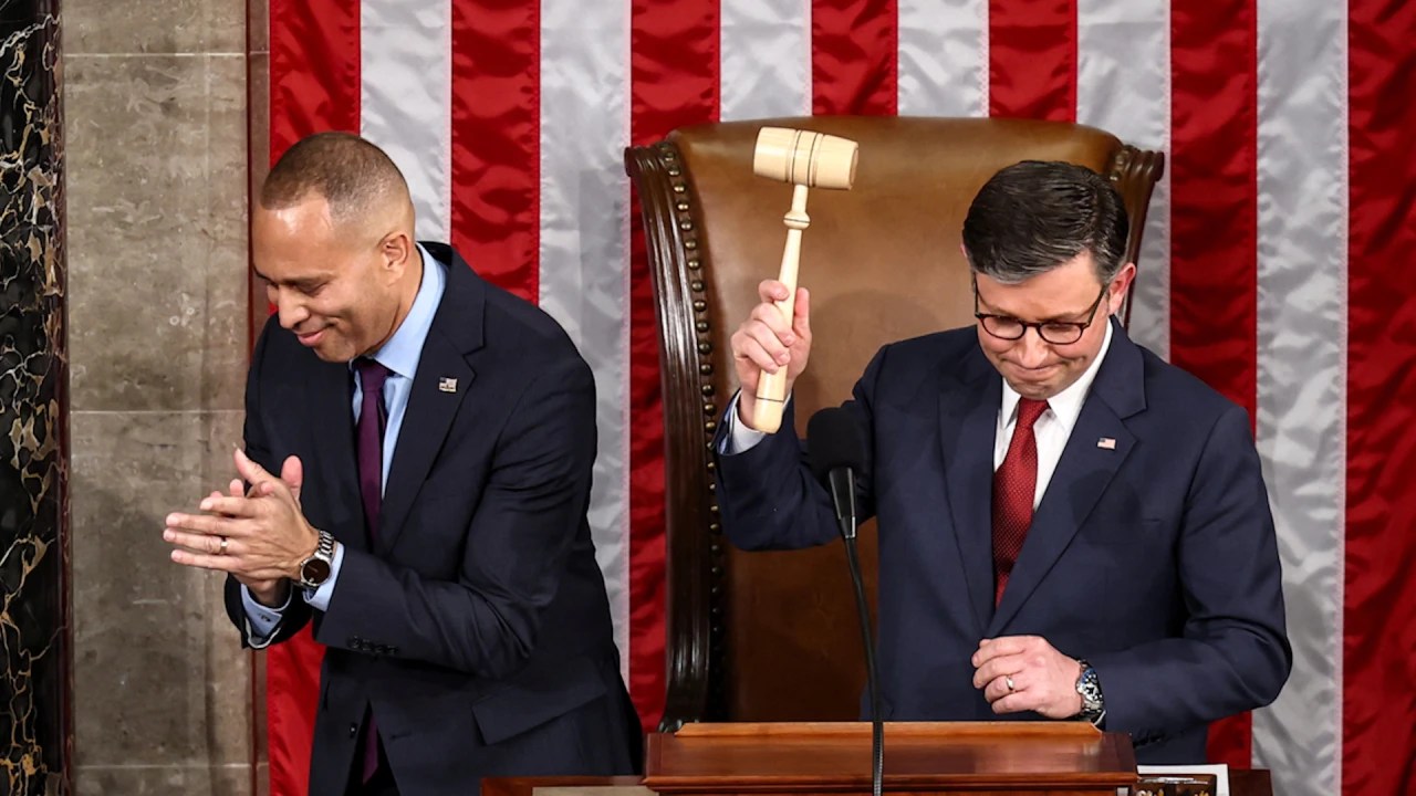 Rep Mike Johnson Re Elected As House Speaker Following Trump Endorsement