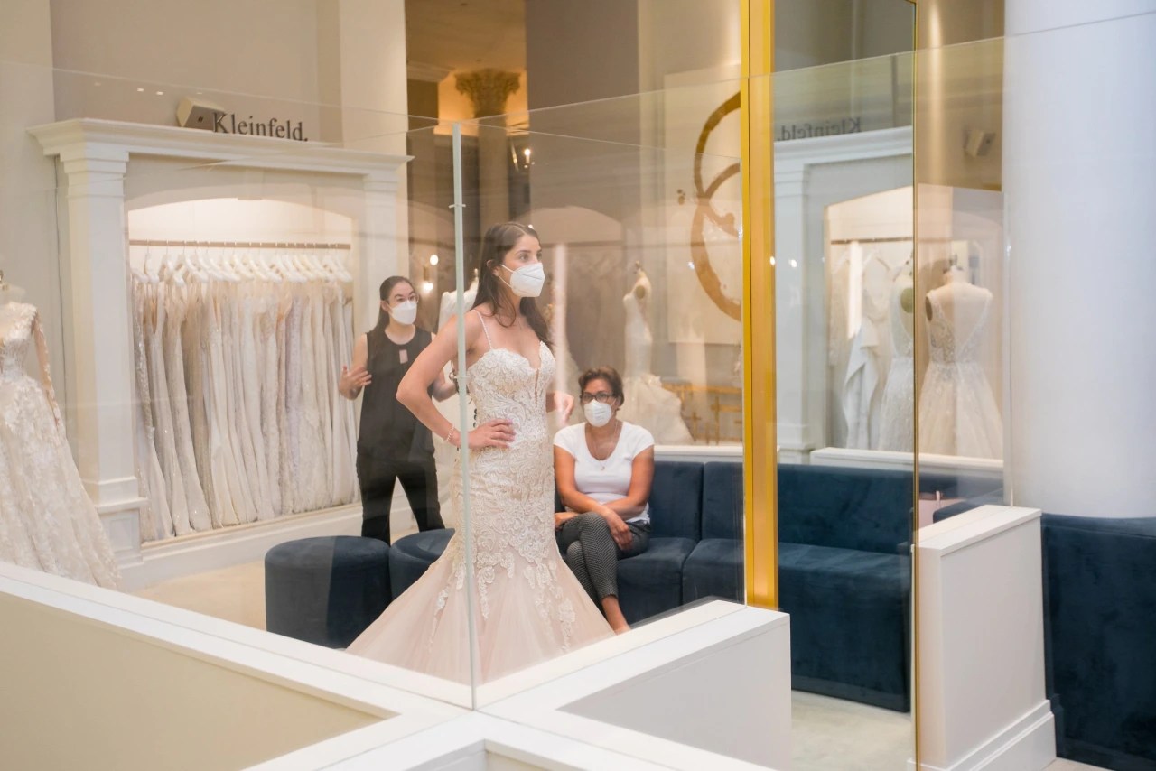 For Covid Era Wedding Dresses Anything Goes Wsj