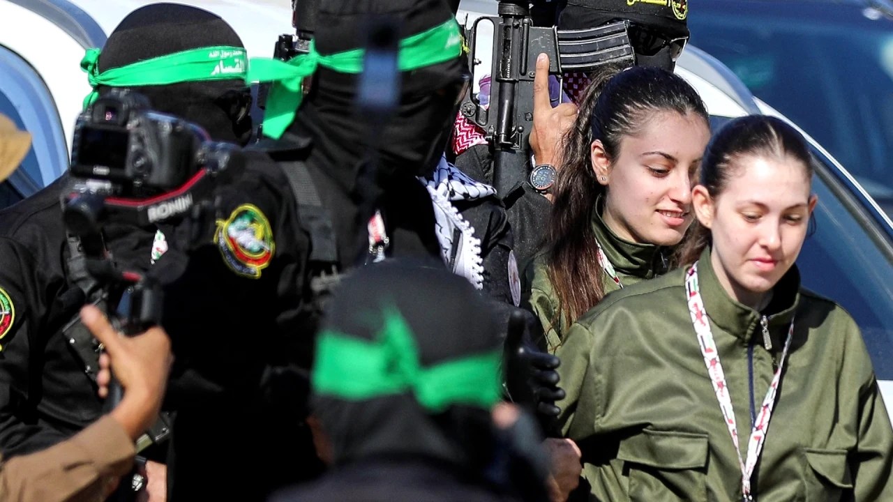 Watch Hamas Releases Second Group Of Israelis In Gaza Cease Fire Deal