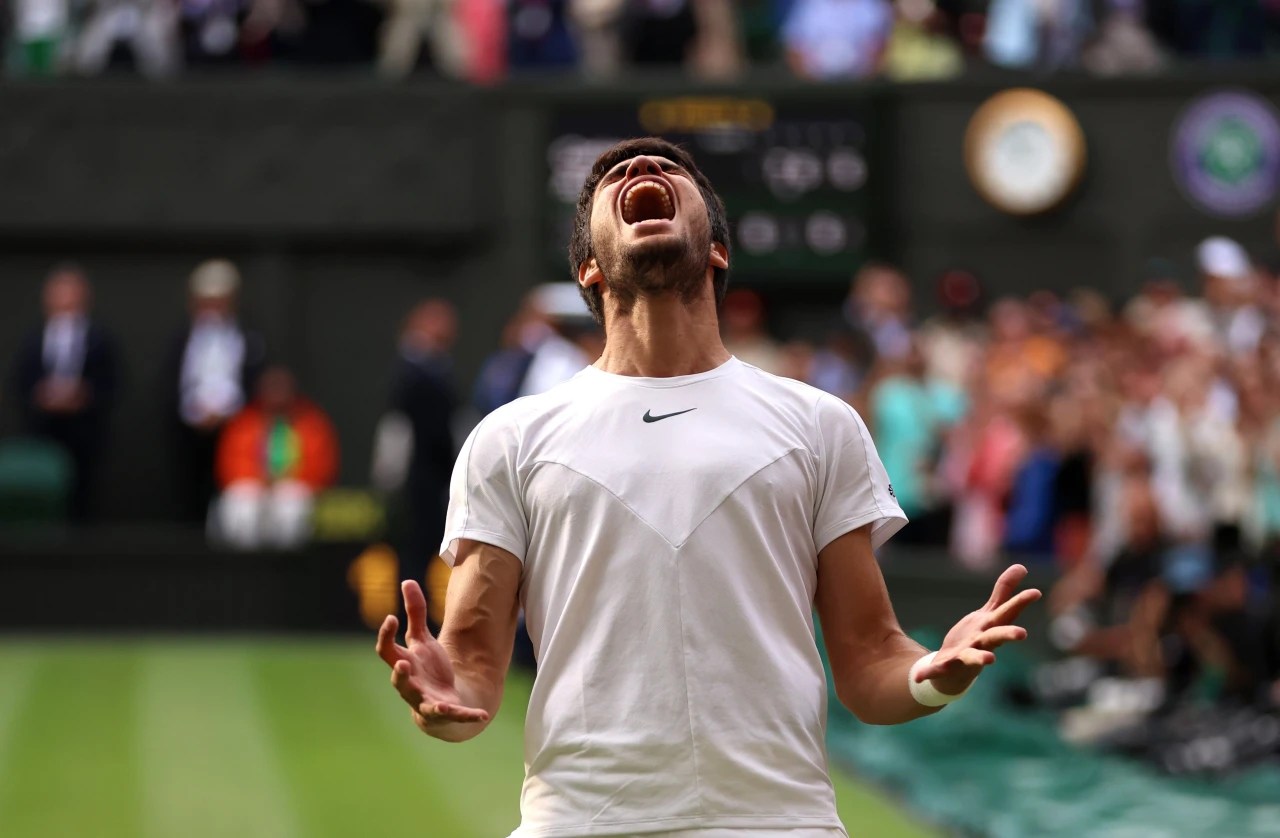 Carlos Alcaraz Wins Wimbledon The Hardest Way Through Novak Djokovic Wsj