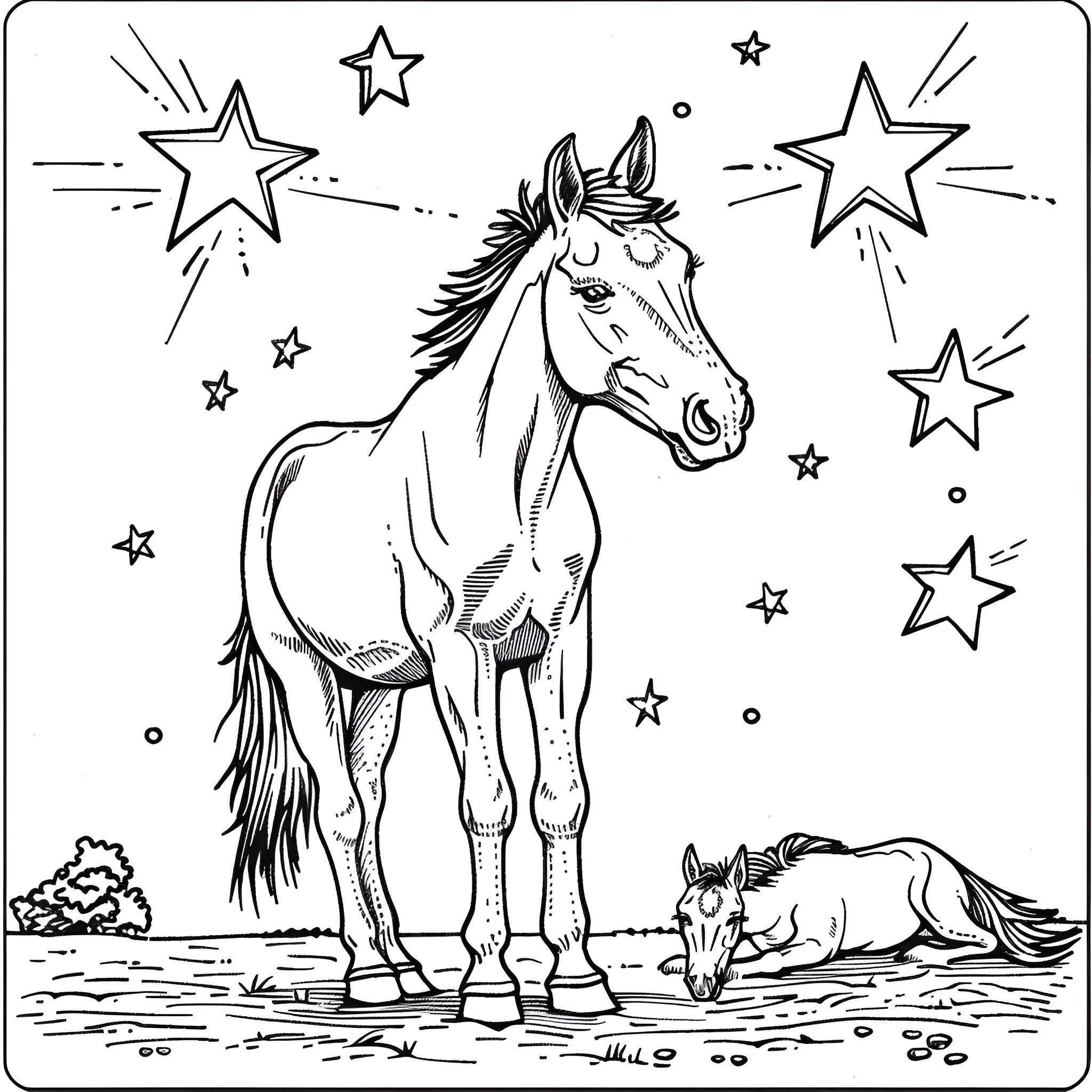 132 best horse coloring pages (free printable pdfs)