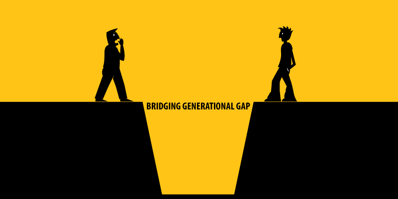 Generation Gap Golden Bridges - Modern City Image - High Resolution