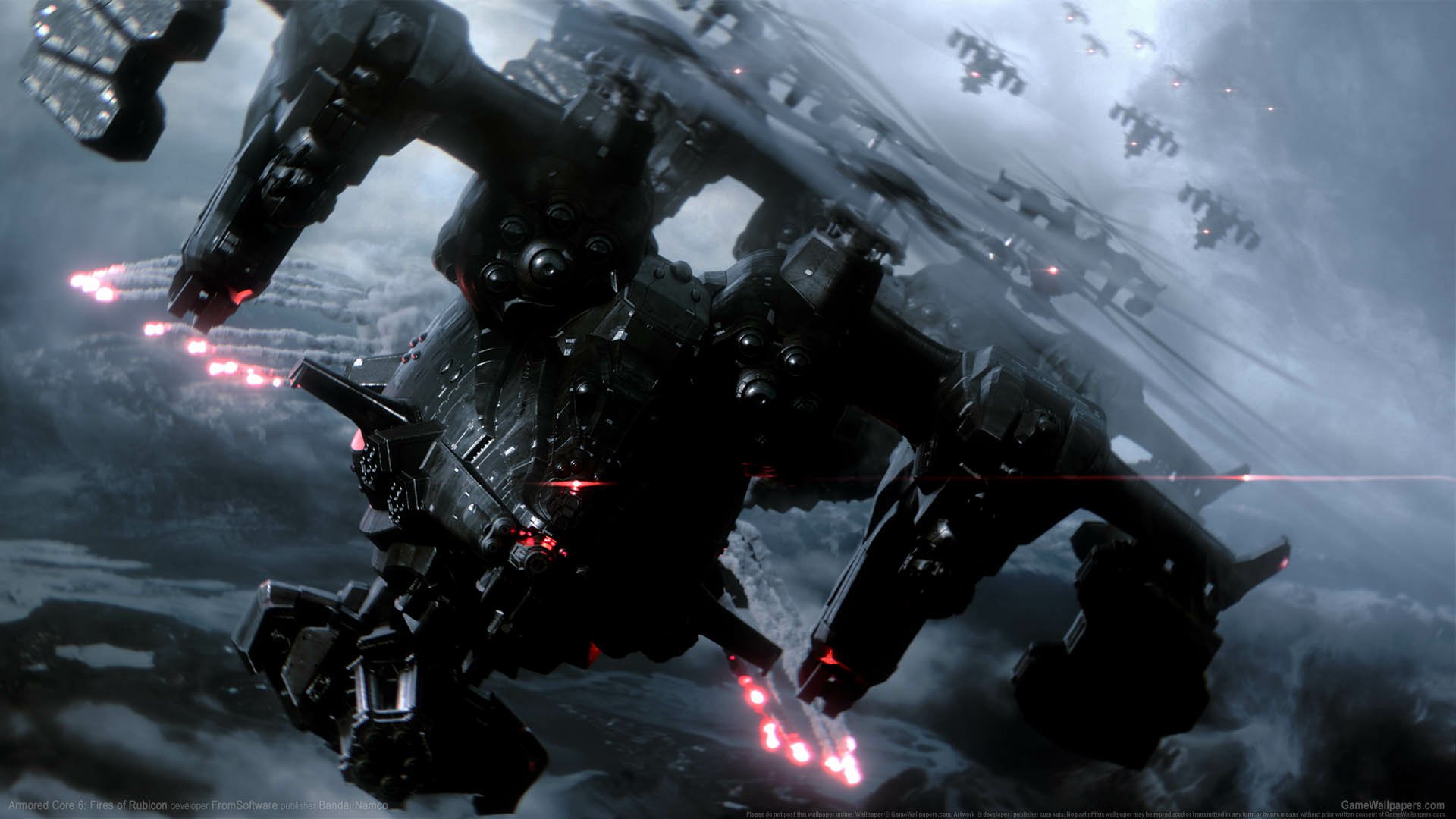Download video game armored core vi: fires of rubicon hd wallpaper