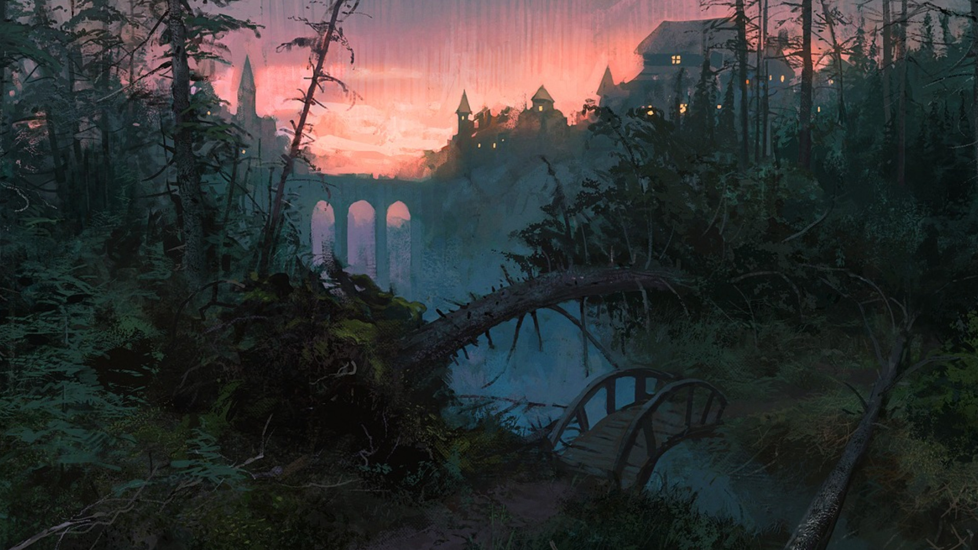 631k members in the wallpapers community. Fantasy Landscape Hd Wallpaper Background Image 1920x1080