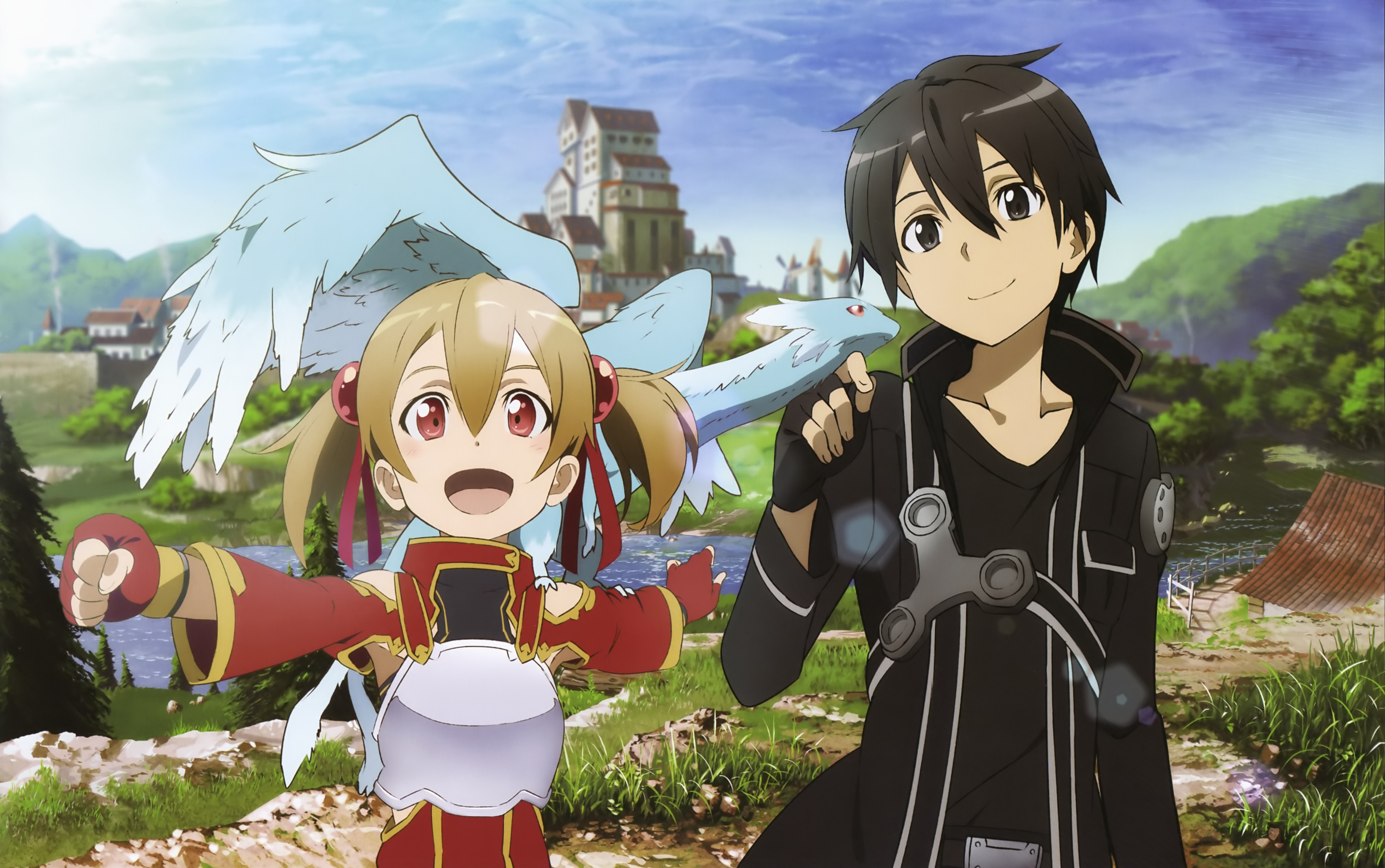 silica and kirito 4k ultra hd wallpaper background image on silica sword art online wallpapers