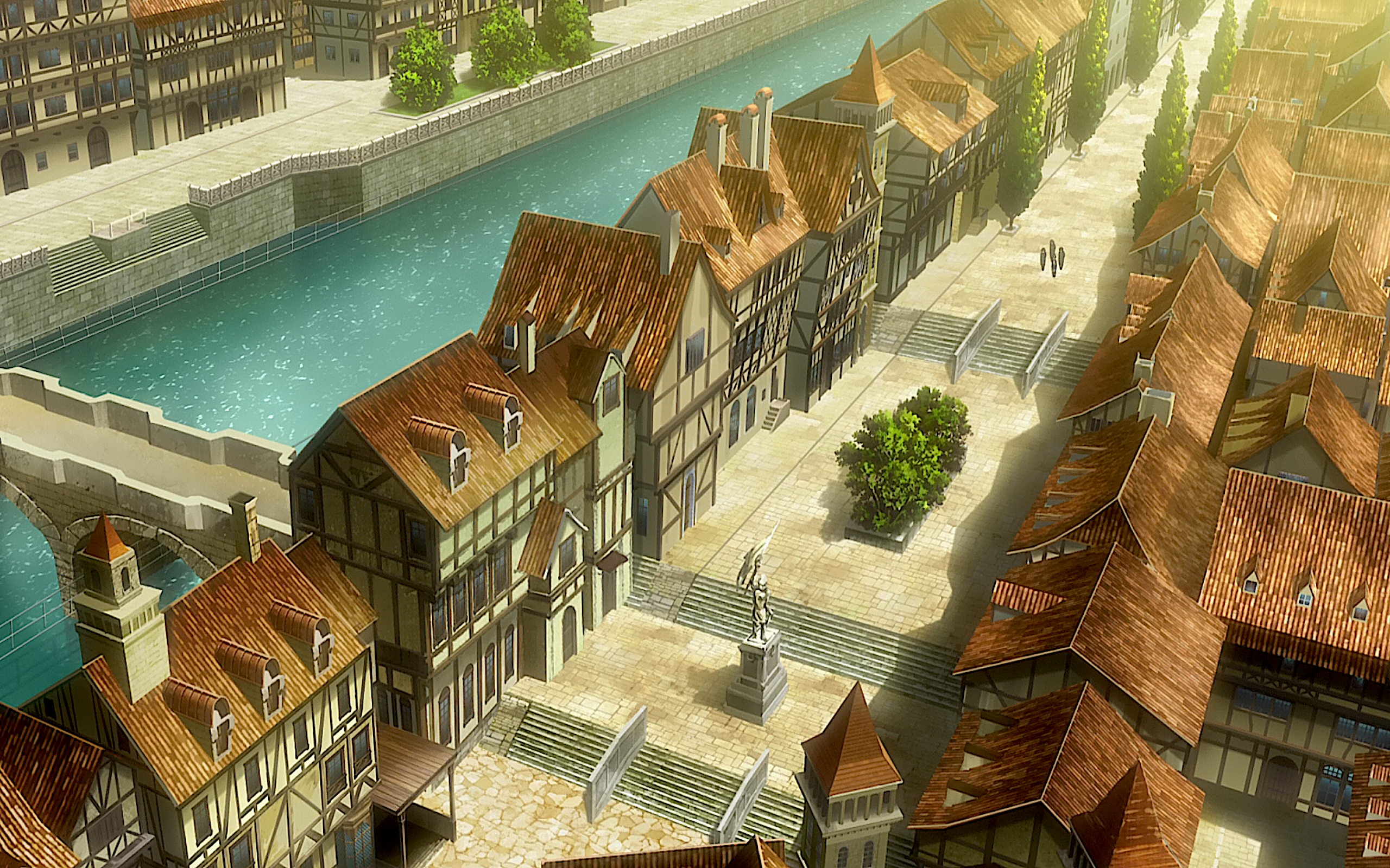 old stohess district papel de parede hd plano de fundo on shiganshina district wallpapers