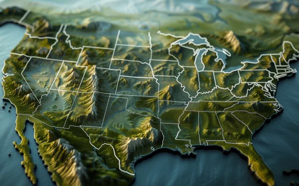 Stunning 4K Ultra HD USA Map Wallpaper By 4544x2472 Thumbbig