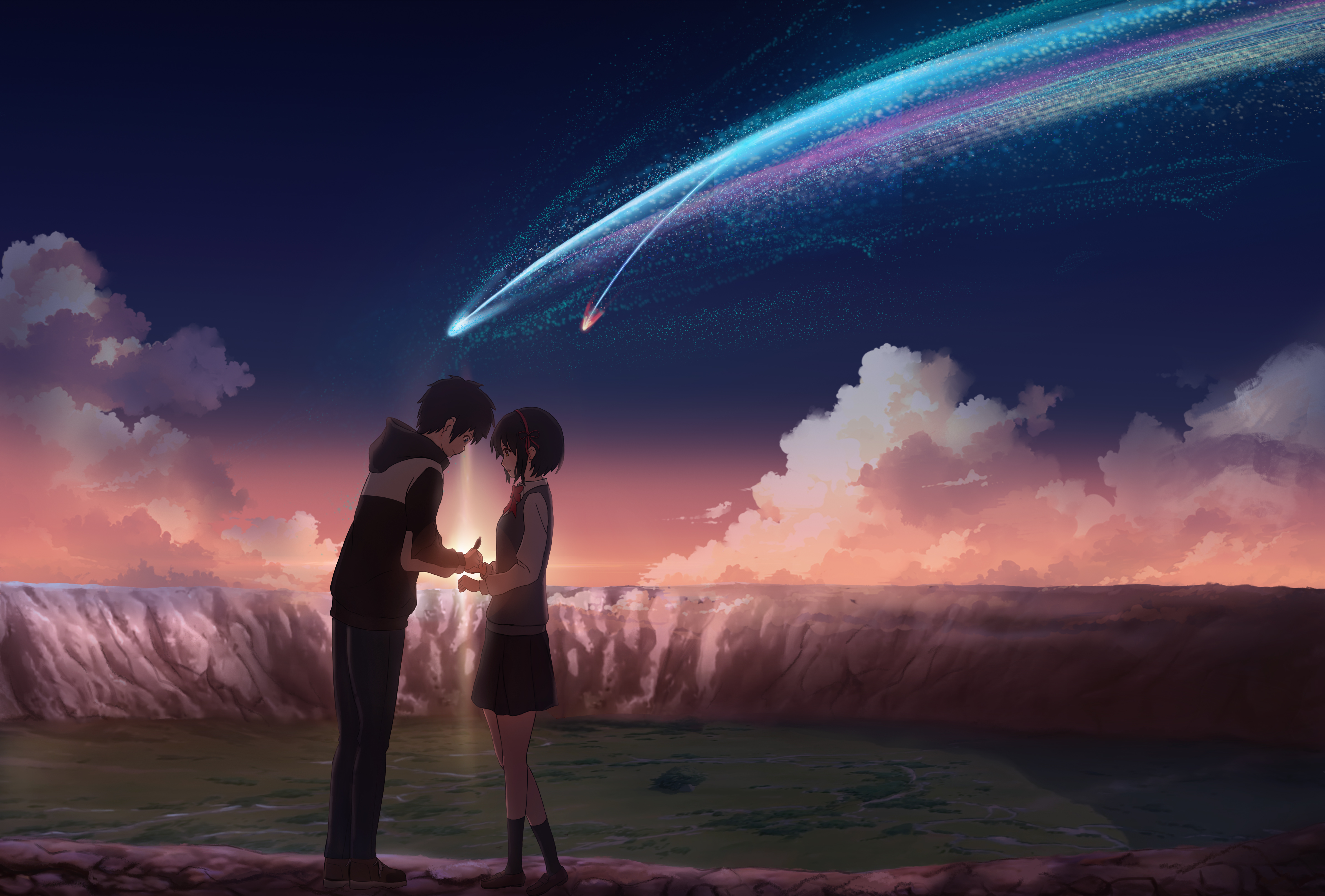 84 4k Ultra Hd Kimi No Na Wa Wallpapers Background Images Wallpaper Abyss