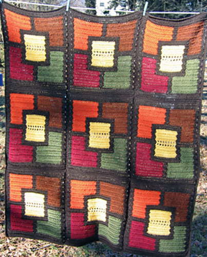 I love this afghan. The color layout is wonderful!!