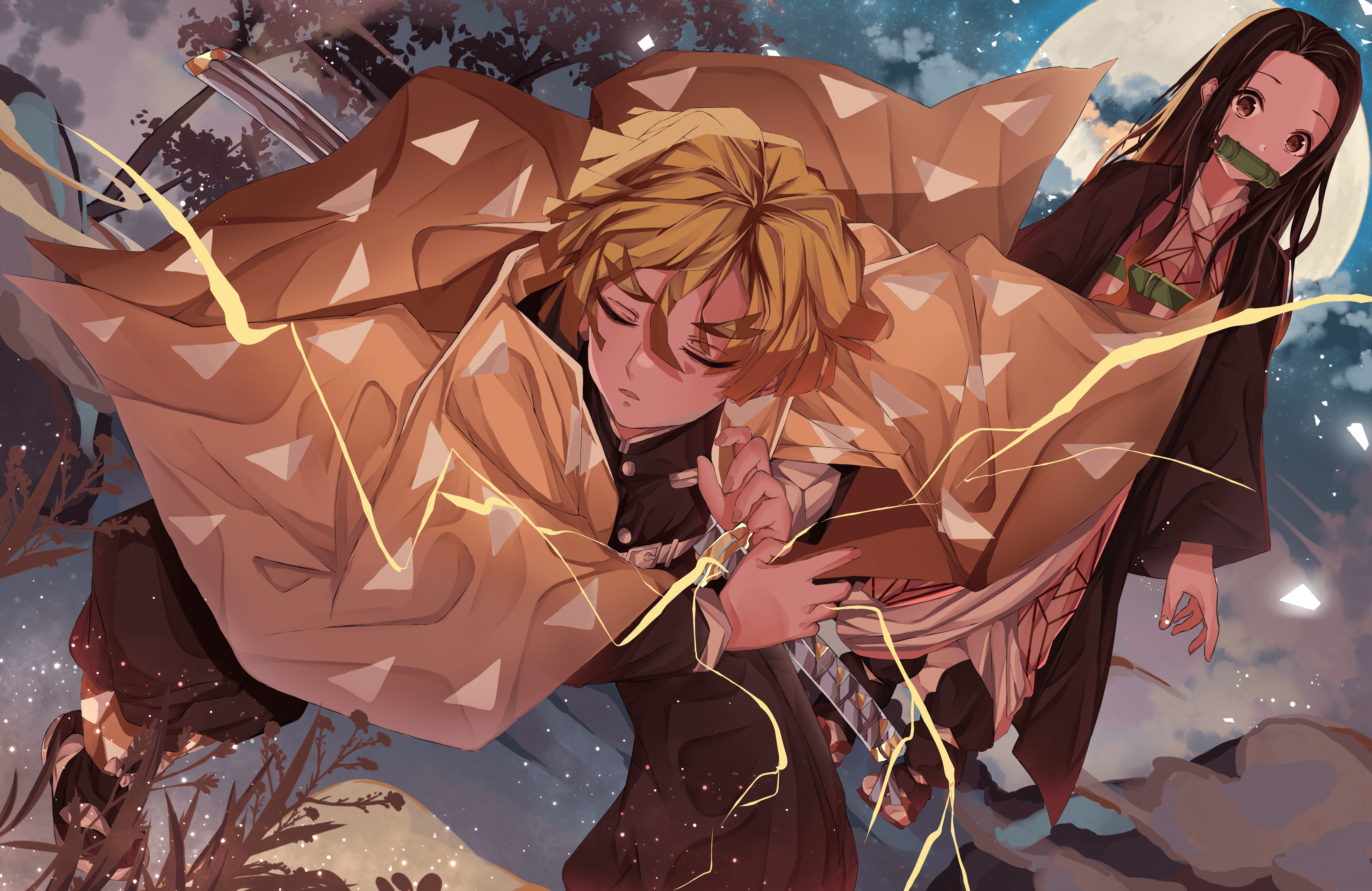 Demon Slayer Kimetsu No Yaiba 5k Retina Ultra Fondo De Pantalla Hd Fondo De Escritorio 5237x3402 Id 1043682 Wallpaper Abyss