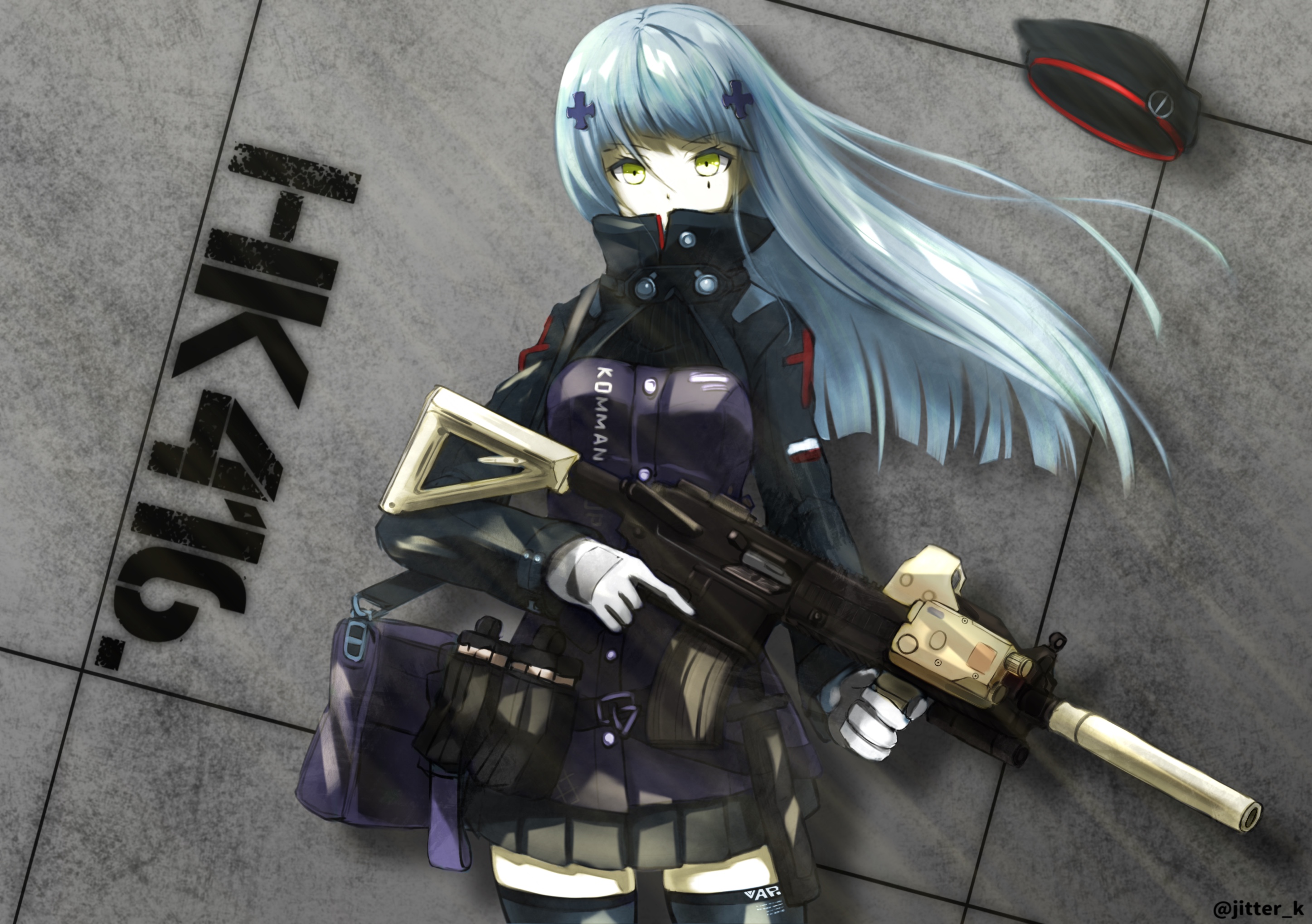 Hk416 (girls frontline) hd wallpapers free download. 90 Hk416 Girls Frontline Hd Wallpapers And Backgrounds