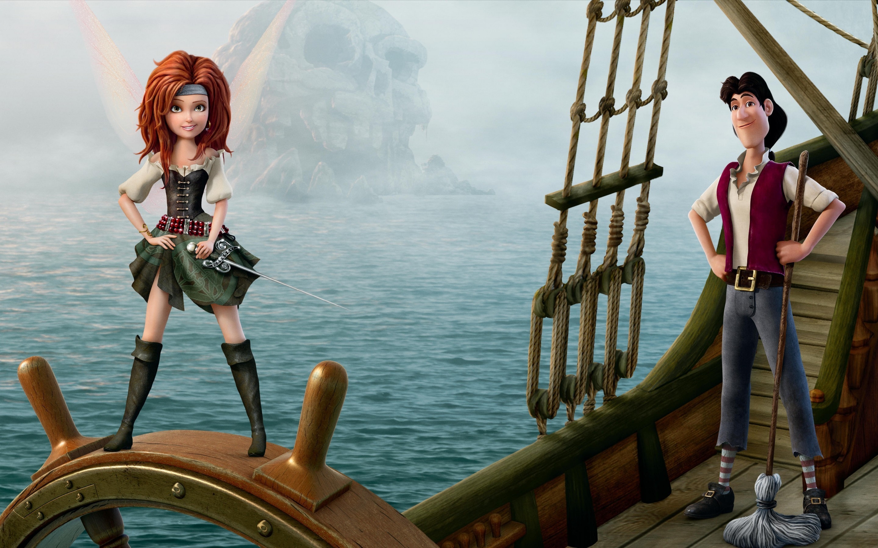 Download fairy pirate tinker bell movie the pirate fairy hd wallpaper