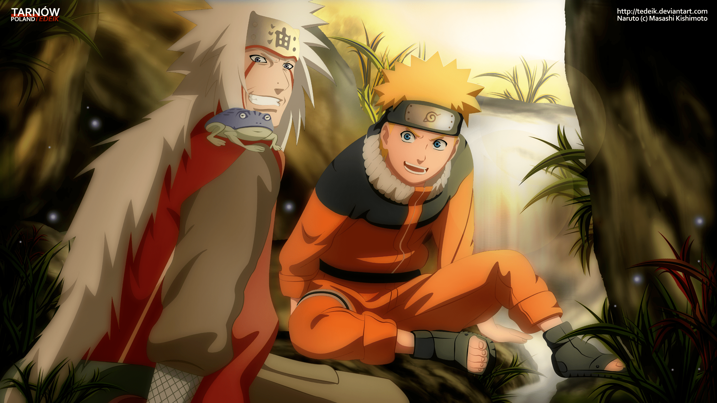 Naruto And Jiraiya Fondo De Pantalla Hd Fondo De Escritorio 2400x1350 Id 641131 Wallpaper Abyss