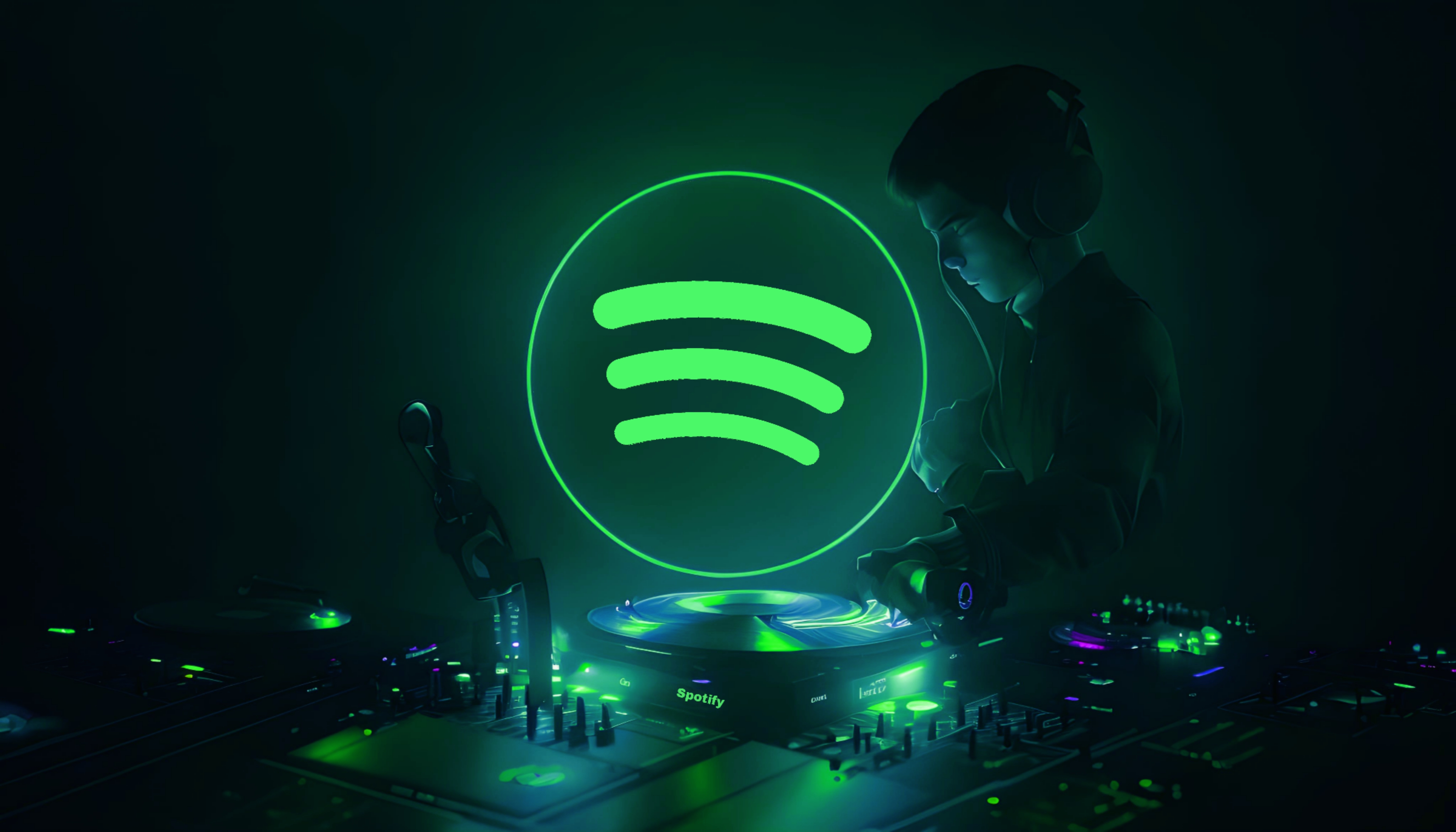 Spotify (neon) by z a y n o s