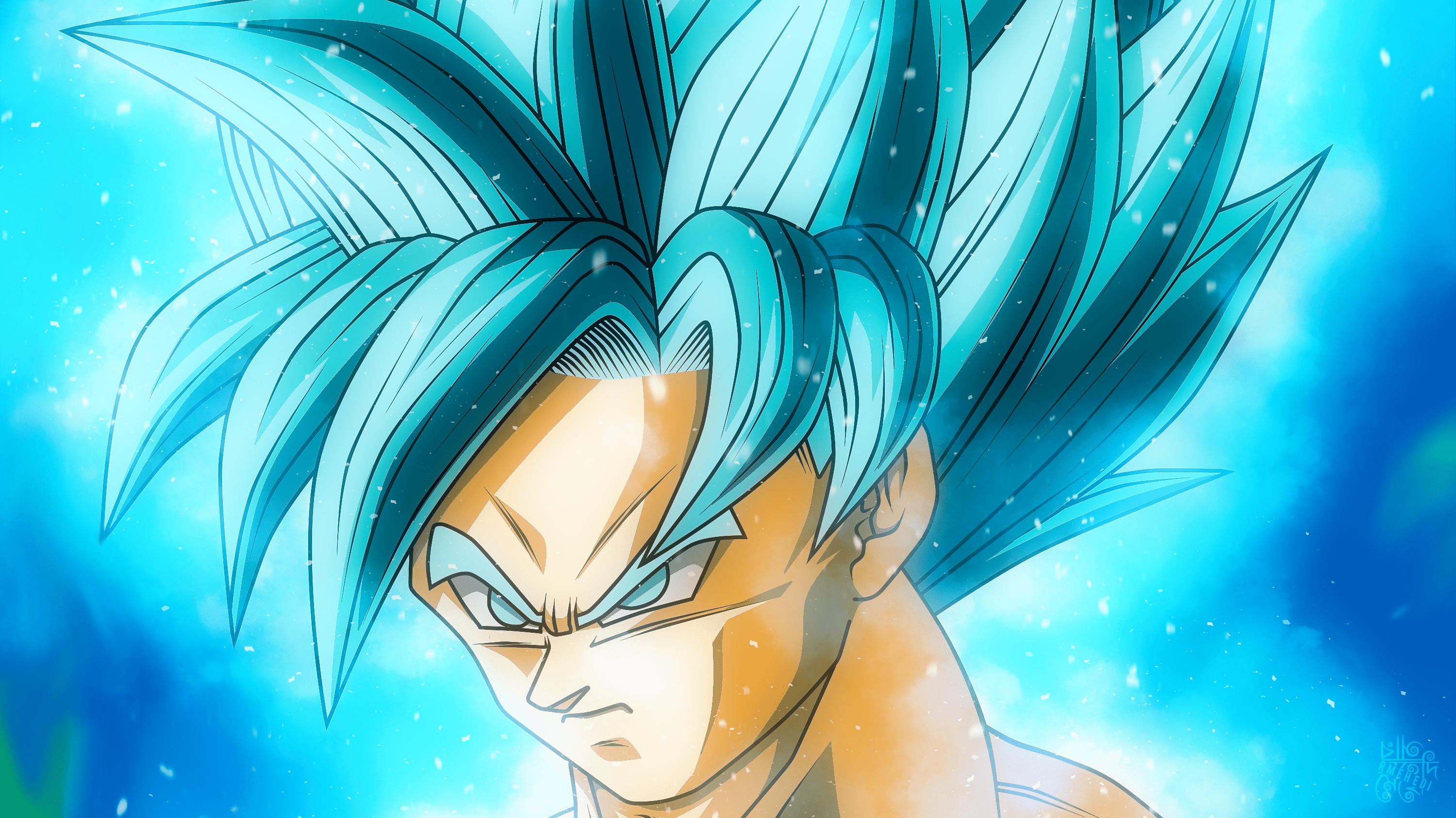 goku ssb hd wallpaper background image 3000x1687 id on goku ssb wallpapers