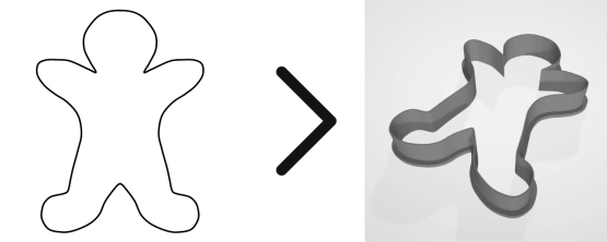 3d printing is taking the world by storm — a bit. Create A Cookie Pastry Cutter 3d Printable Model Imagetostl