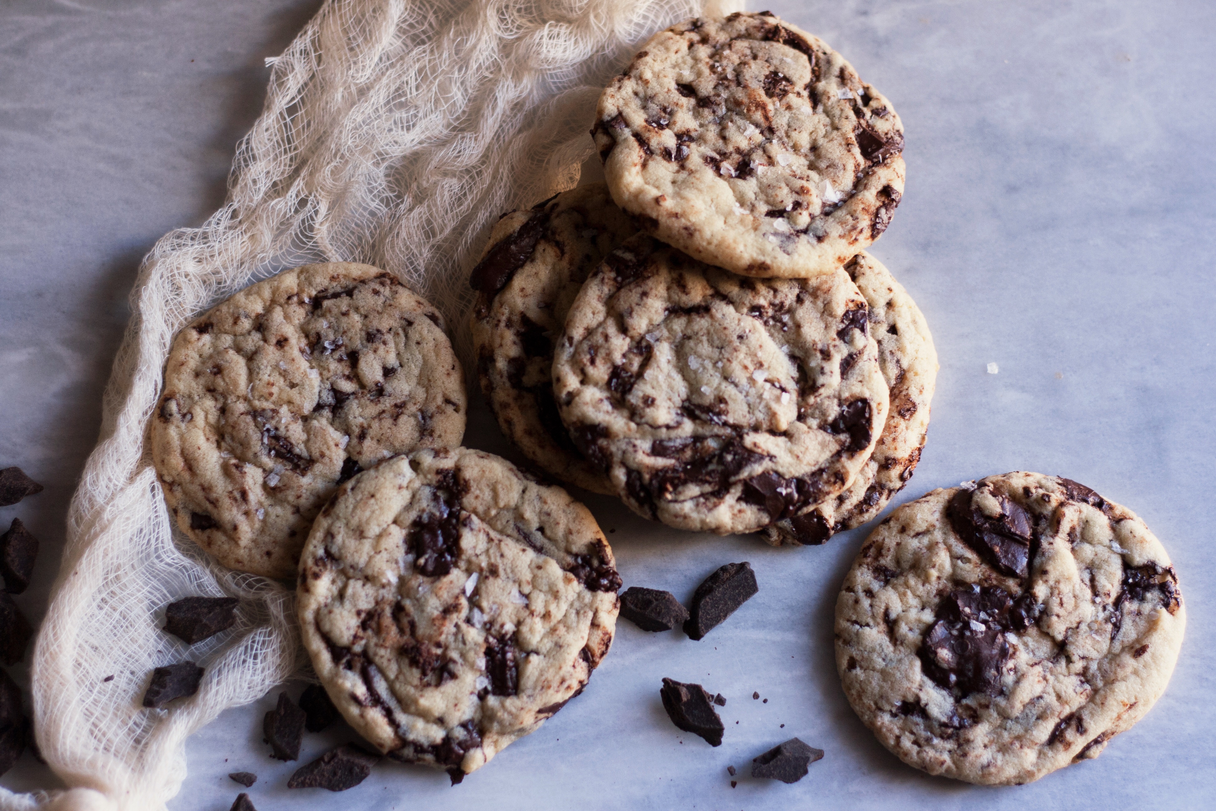 The tahini added a wonderful nutty flavor to them . Salted Tahini Chocolate Chip Cookies The Imaginariyum