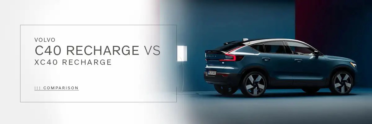 Beginning with the interior and exterior dimension, you'll notice a number of similarities between the volvo c40 recharge and xc40 recharge. 2022 C40 Recharge Vs 2022 Xc40 Recharge Comparison Motorcars Volvo Cars