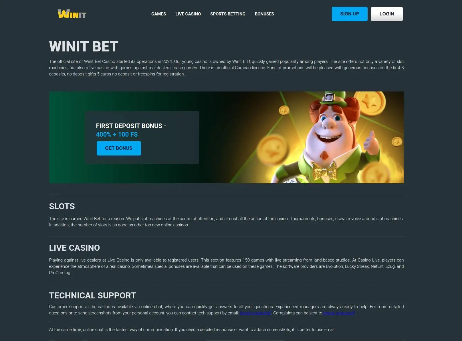 Deposit Winit: Safe and Simple Payment Options