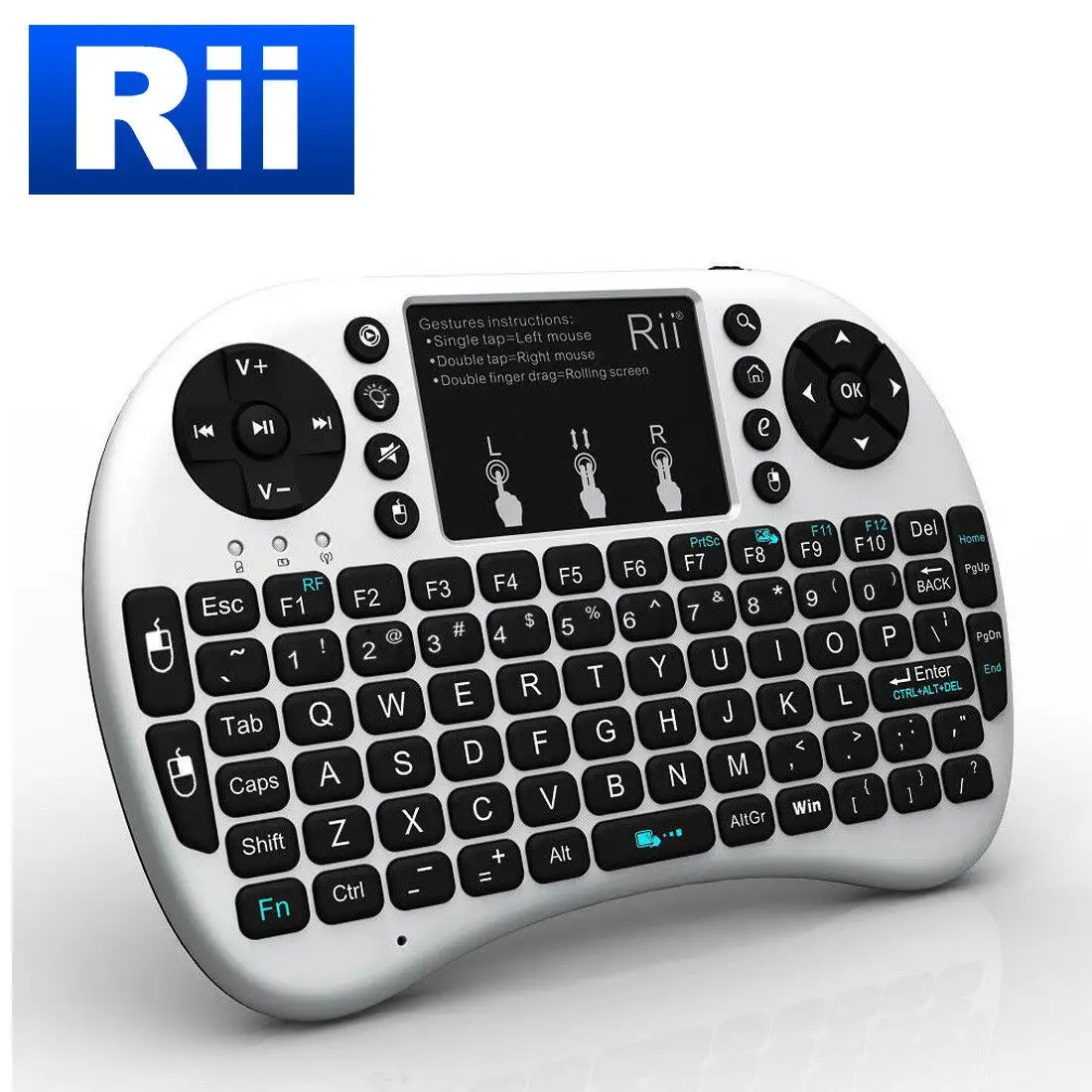 Details About Rii I8 Mini Wireless Keyboard For Ps4 Xbox 360 Kodi Raspberry Pi Android Tv Box